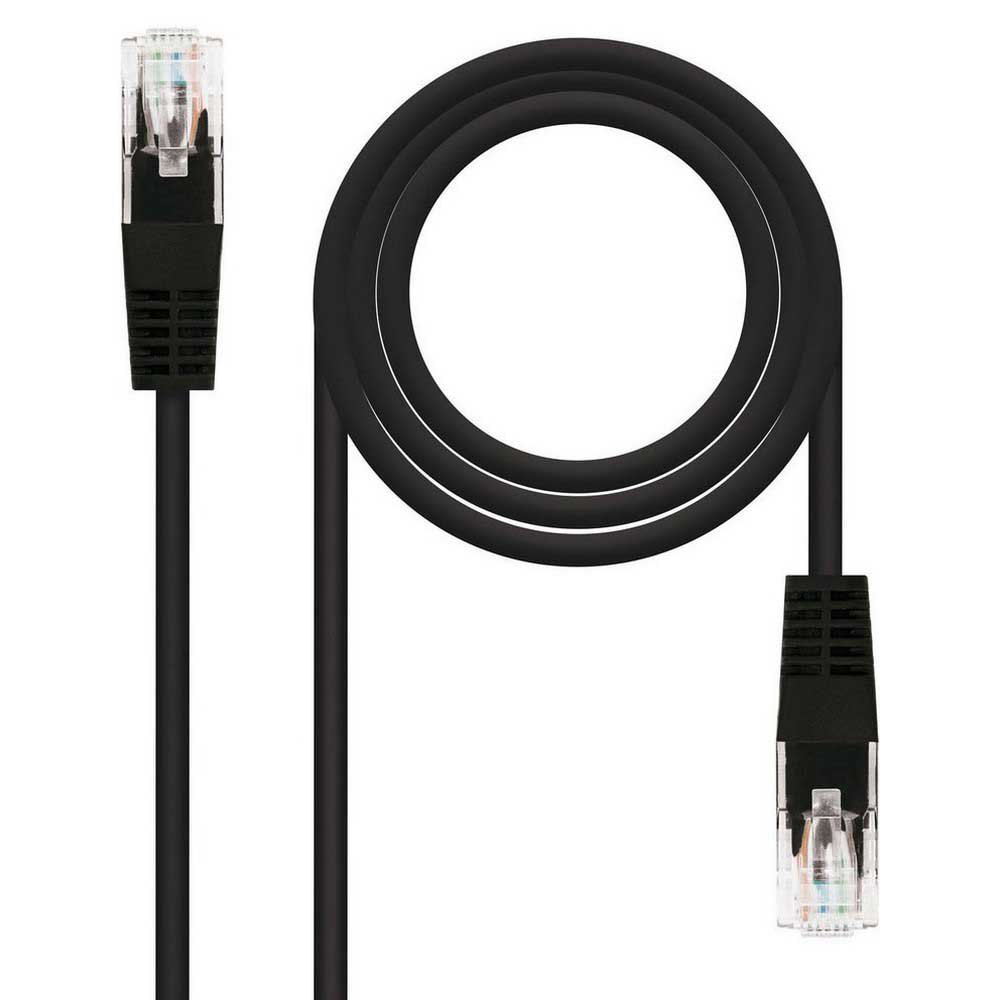 Câble NanoCable 10.20.0400 L25 BK RJ45 UTP, 25 cm, 6 canaux
