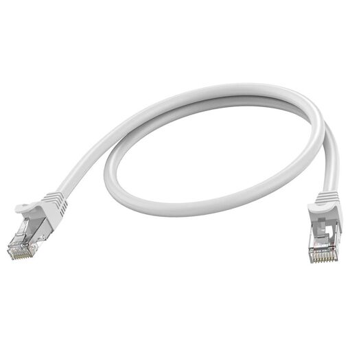 Câble réseau - RJ-45 (M) vers RJ-45 (M) - 50 cm - 6,2 mm - STP - CAT 6a - moulé, sans crochet - blanc