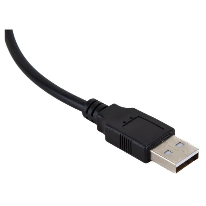 Cable USB 2.0 Igual - 2 m, Tipo A a A, Negro