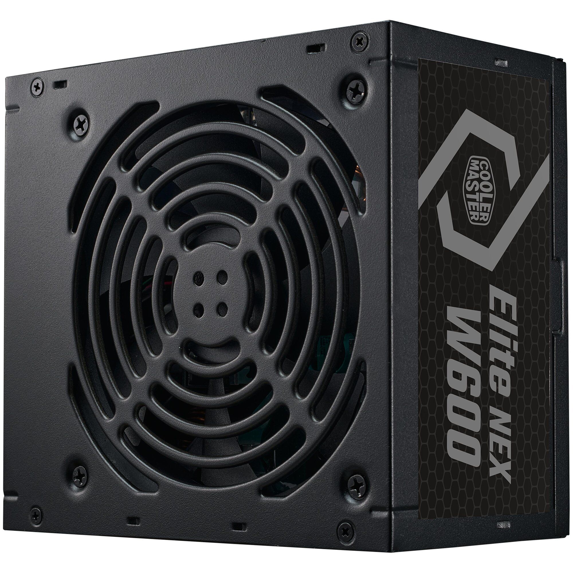 Cooler Master Elite NEX 600W Power Supply Unit (White, 24-pin ATX, Black)