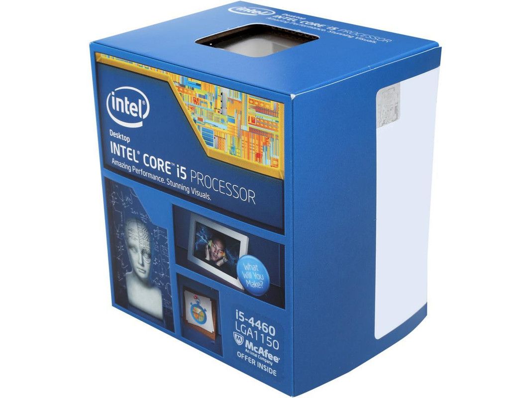 Intel Core i5-4460 Quad-Core Processor (4th Gen Haswell, 3.2 GHz, LGA1150)