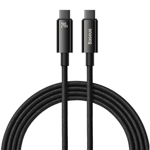 Câble Baseus Nylon Premium 240W FastCharge Tungstène 2m PD USB-C