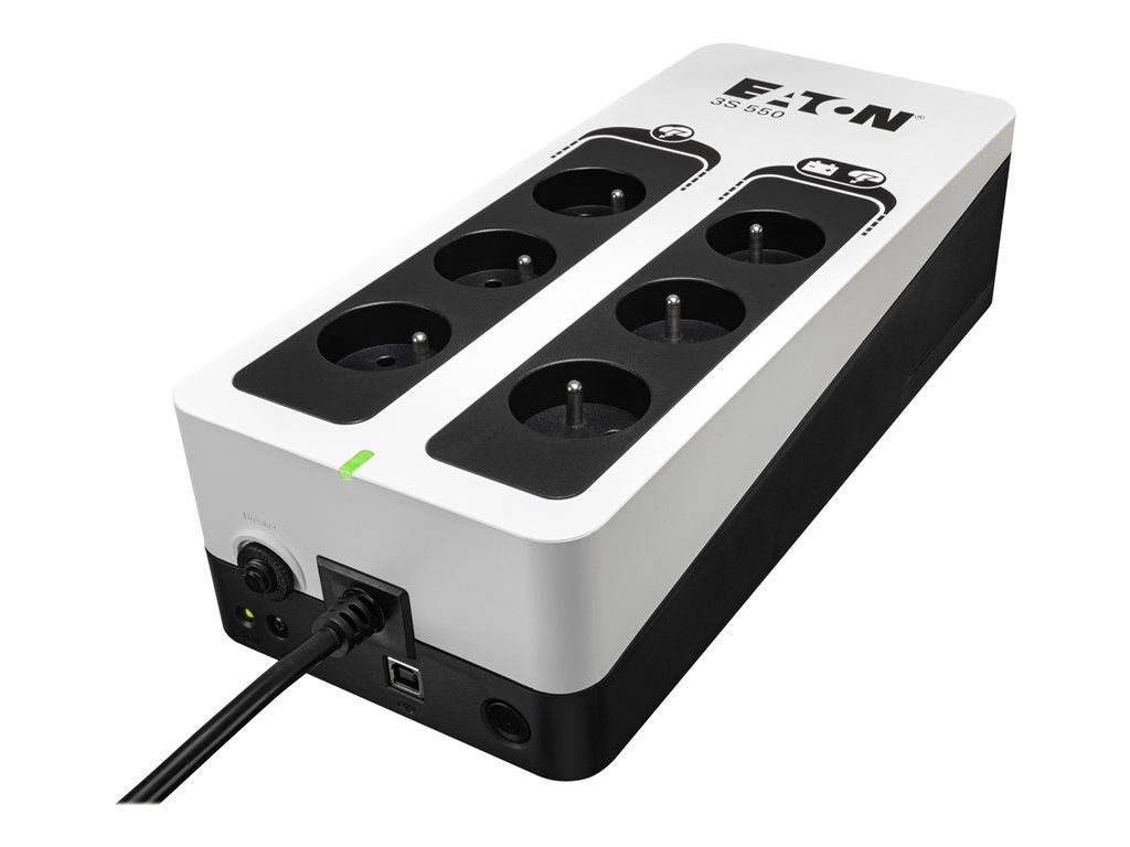Eaton 3S 550 - UPS - 220-240V AC - 330W - 550VA - Single Phase - USB - 6 Output Connectors
