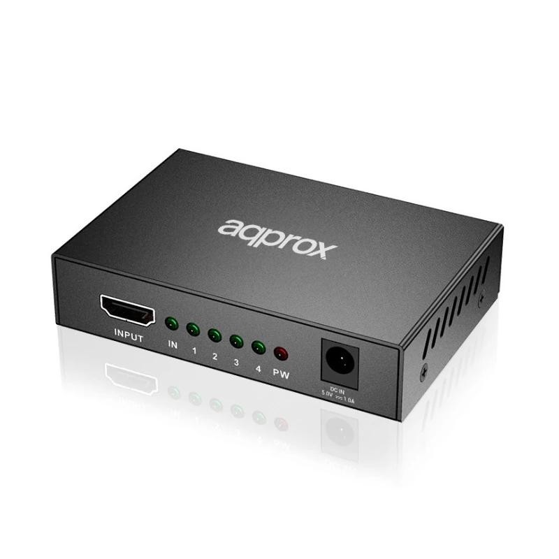 Divisor HDMI 4K Aprox con 4 puertos