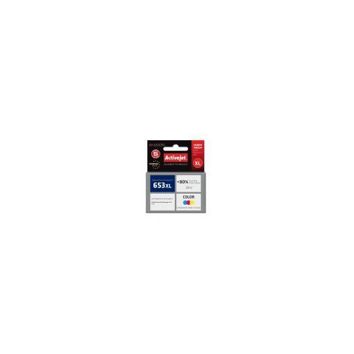 Tinta Activejet AH-653CRX para impresoras HP; reemplazo HP 653XL 3YM74AE; alto rendimiento (XL)