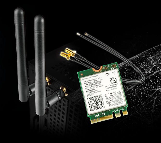 Asrock DeskMini WiFi Kit Internal WLAN/Bluetooth