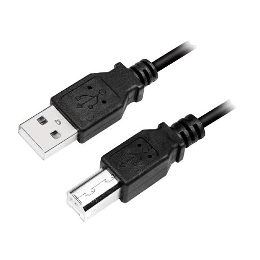 Câble ADNAuto USB 2.0, 5 m, Noir (USB A Mascul à USB B Mascul)