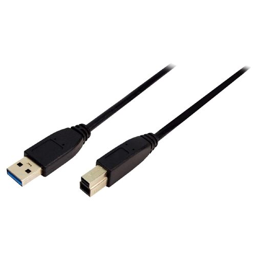 Câble USB 3.0 ADNAuto, 3 m, Noir (USB A Mascul à USB B Mascul)