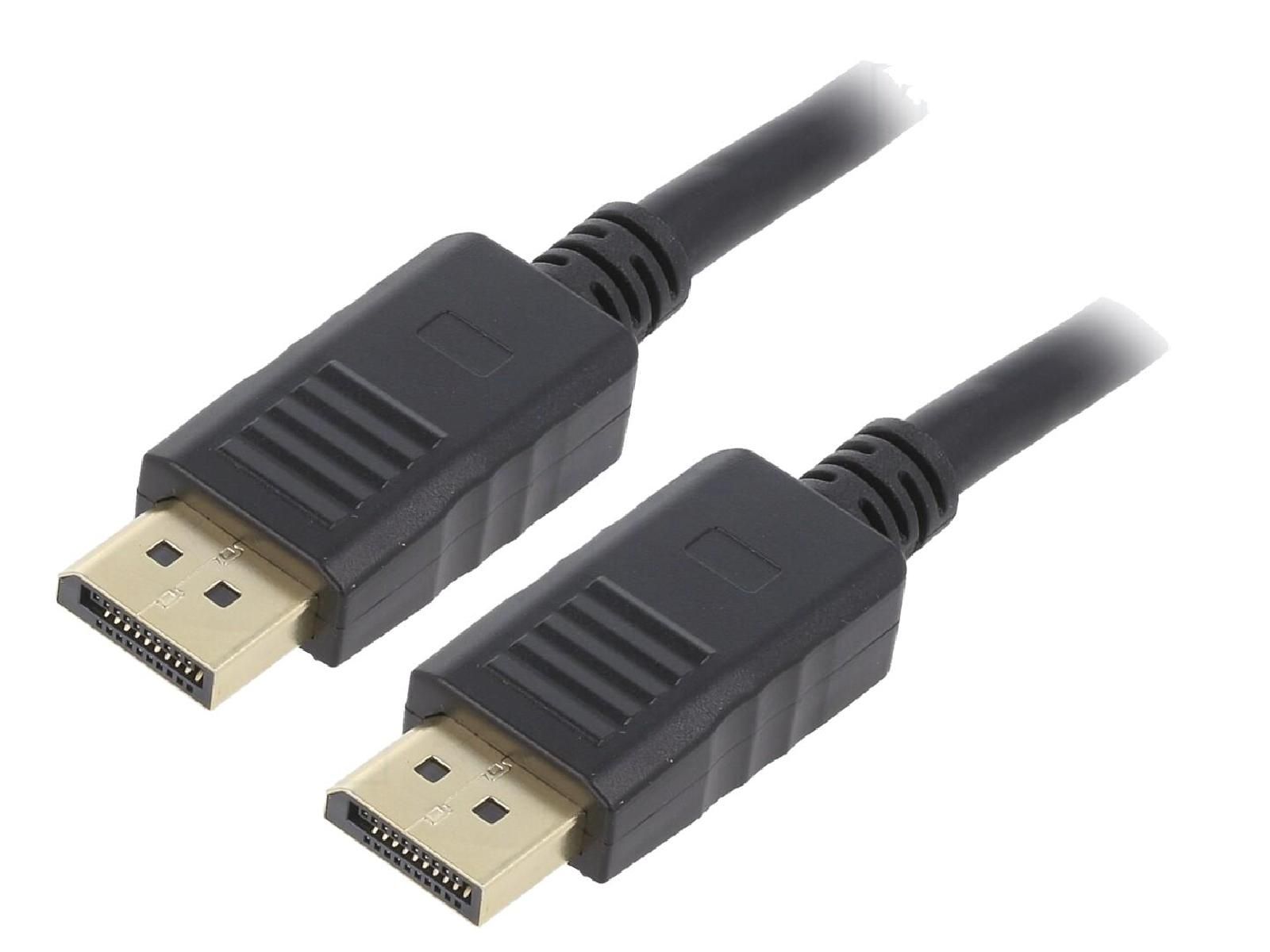ADNAuto DisplayPort 1.2 Cable, 1.8m, Black