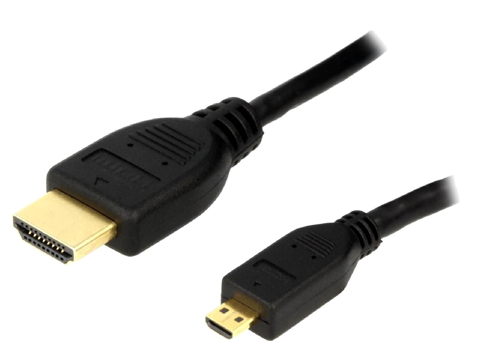 Cable HDMI 1.4 Micro HDMI ADNAuto 1m - Negro