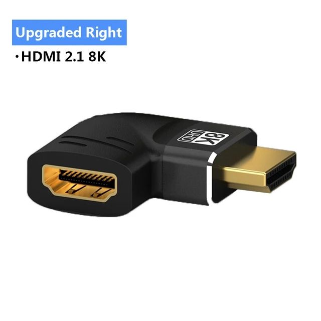 Adaptador Nipseyteko HDMI 2.1 - Masculino a Femenino, 8K, 48 Gbps