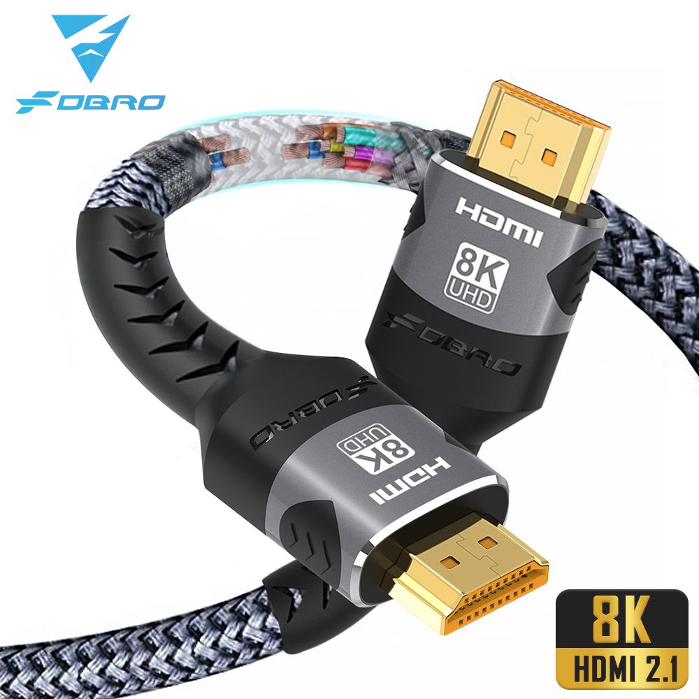 Cable HDMI 8K Nipseyteko de 2 metros