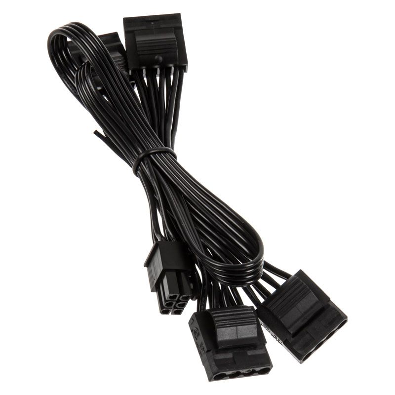 Kolink Modular Power Cable for Continuum Power Supplies 4x Molex - Black