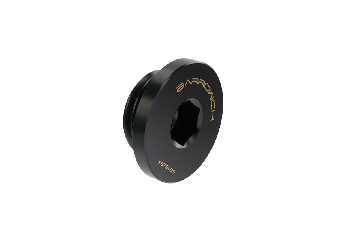 Barrowch Stop Plug Fitting - Ultra Thin Black