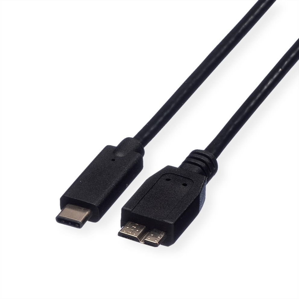 Roline USB 3.1 Cable, Micro-B C to C, 0.5m