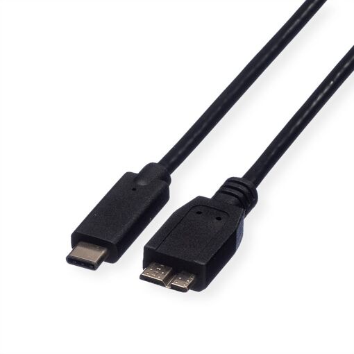 Roline USB 3.1 Cable, Micro-B C to C, 0.5m