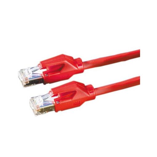 Cable de red Draka Comteq S/FTP Cat6 rojo, 1 m