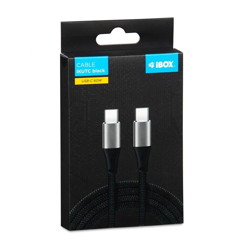 Ibox Ikutc USB-C Cable 60W Black (2m)
