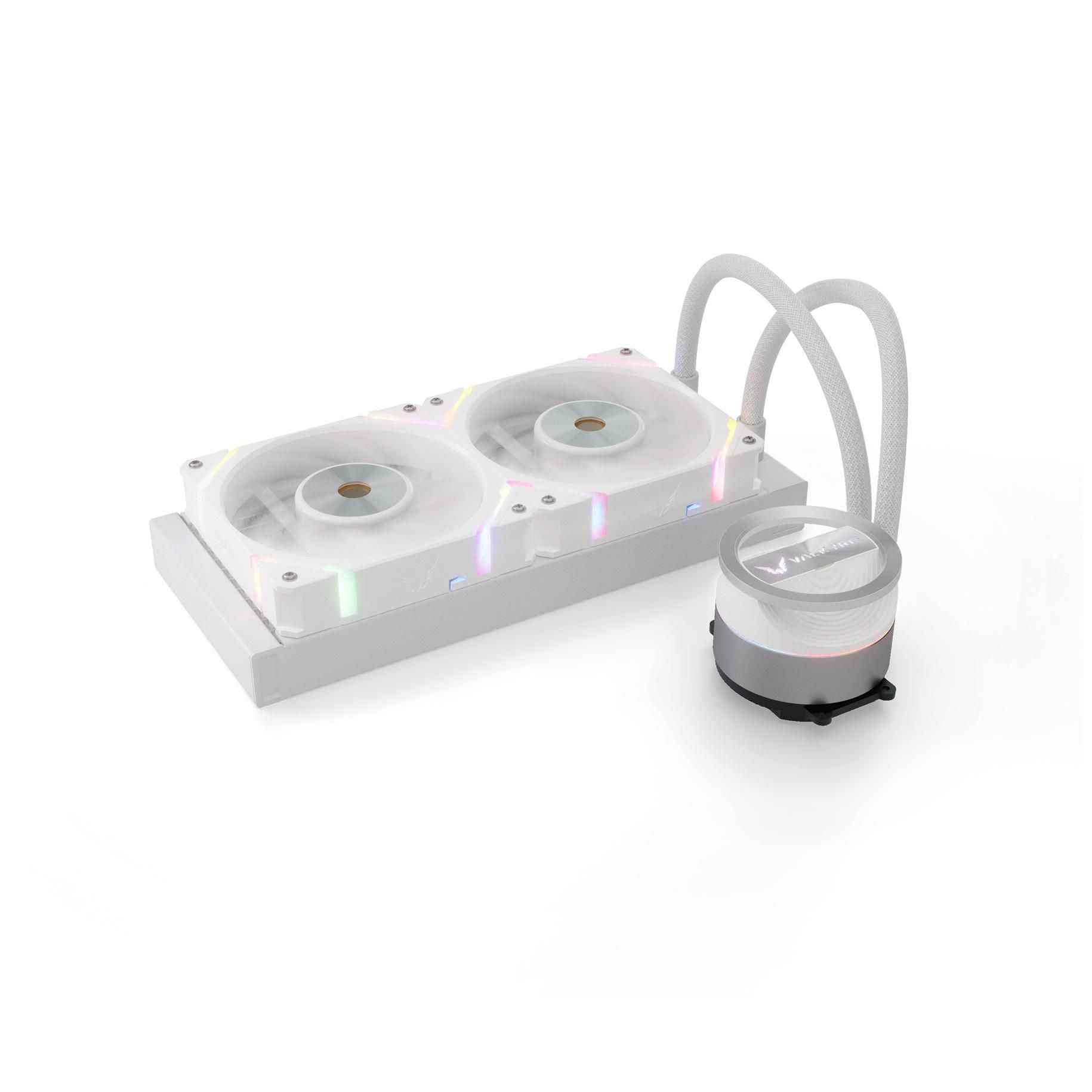 Valkyrie Dragonfang 240 All-in-One Liquid CPU Cooler - 24cm White