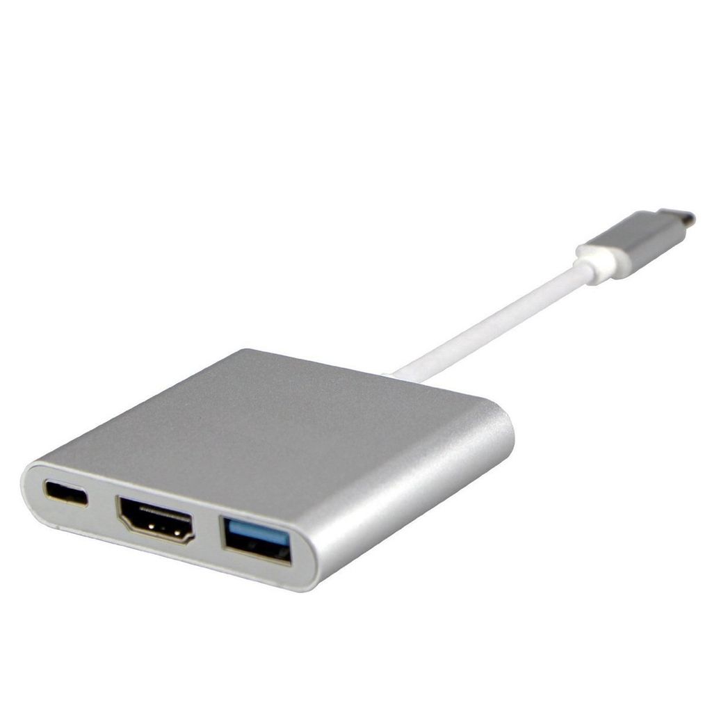 USB-C Multiport Adapter with HDMI, Silver