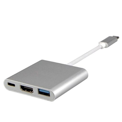 USB-C Multiport Adapter with HDMI, Silver