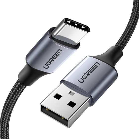 Ugreen USB Cable 1m Type C to A Black Grey