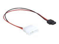 Adaptador de alimentación Delock - SATA Slimline (F) a 4 pines de alimentación interna (5V) (M) - 25 cm