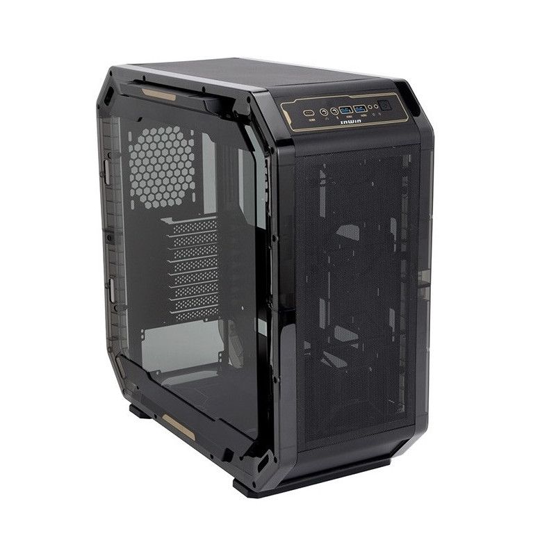 Inwin Airforce RGB Mid-Tower E-ATX Case with Glass Panels (Black)