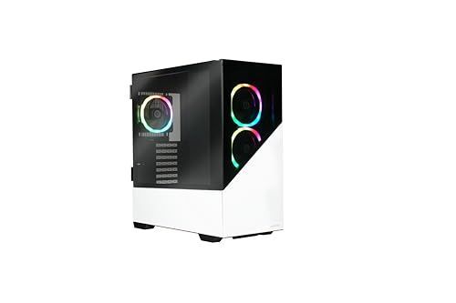 Enermax K 8 ARGB Mid-Tower Case - White - RGB - Glass Panel