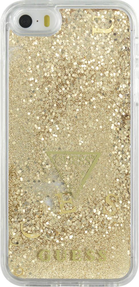 Guess Glitter Case for iPhone 5/5S/SE (Gold)