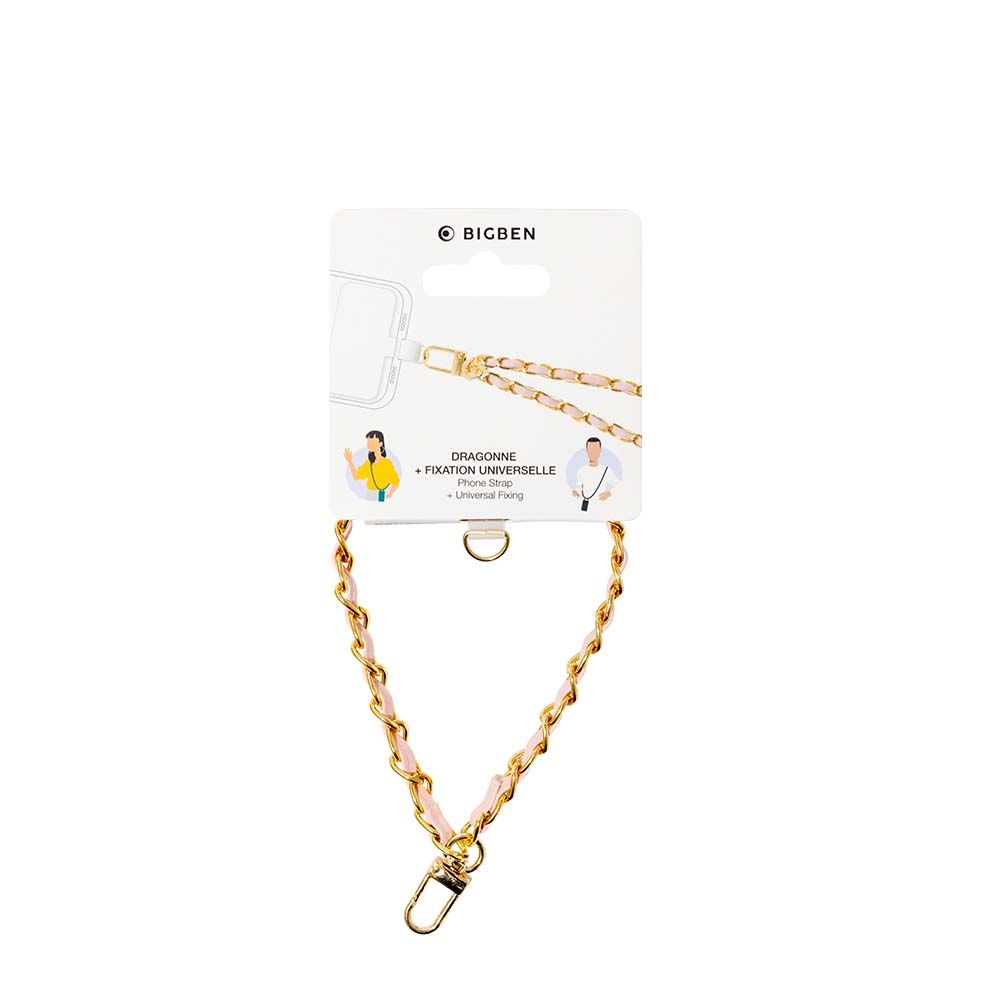 Bigben Connected Universal Detachable Chain Bracelet - Gold + Rose
