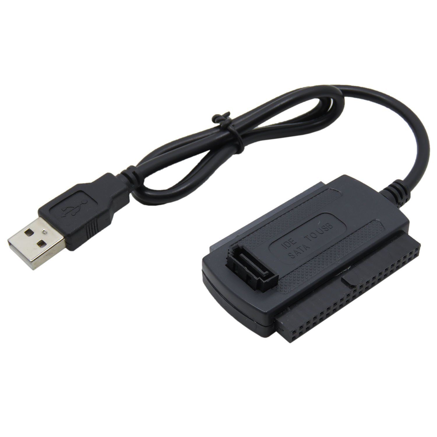 Câble adaptateur USB 2.0 vers IDE/SATA pour disques durs et SSD 2,5'' et 3,5'', IDE et SATA