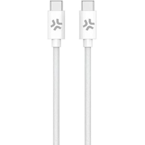 Cable USB-C Celly - Blanco - 1,5 m - USB-C/Micro USB - S77185214