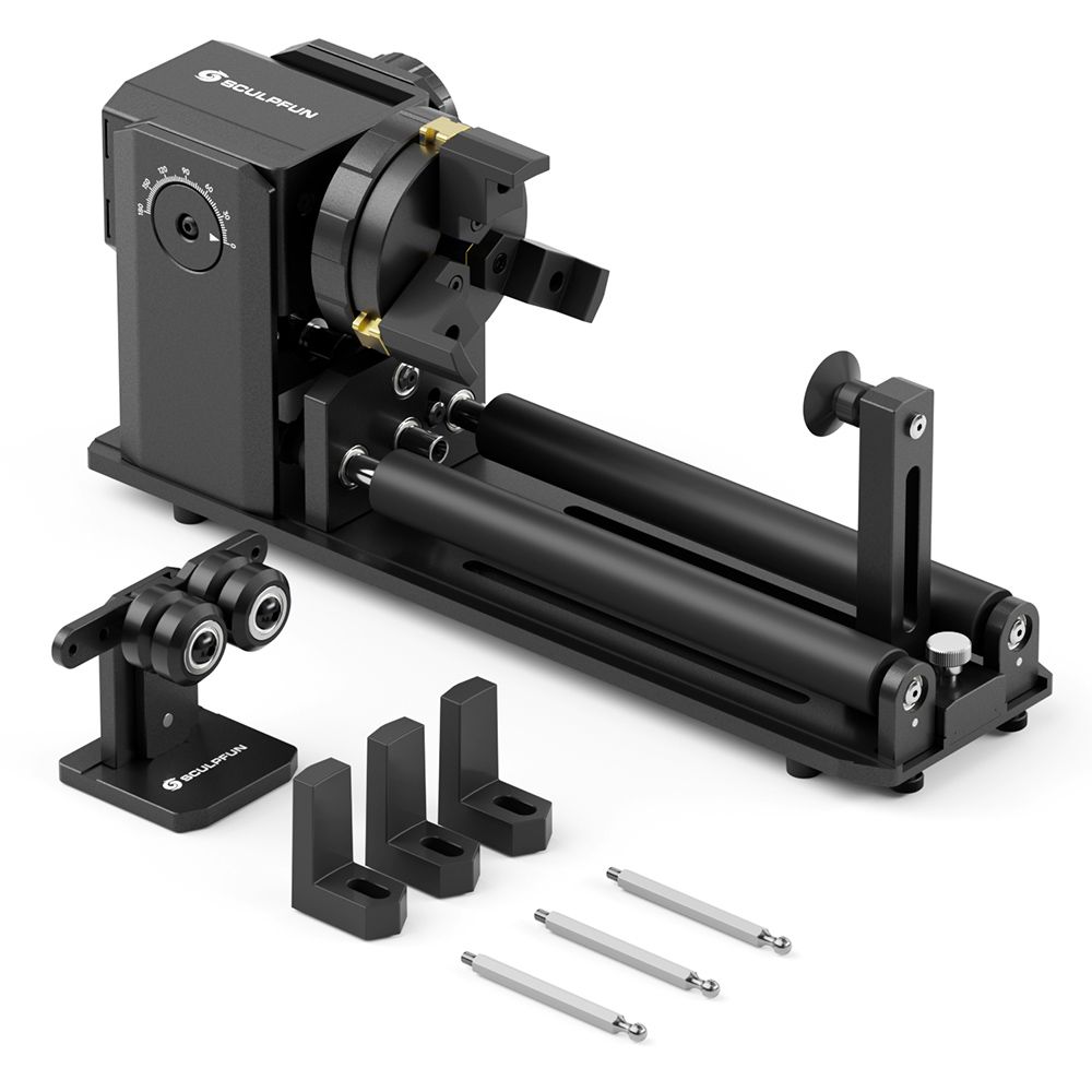 SCULPFUN RA Pro Max 4-in-1 Rotating Laser Module with Roller