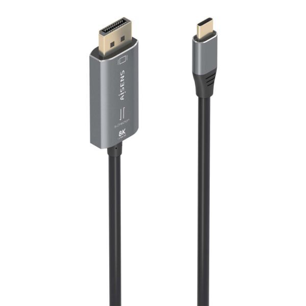 AISENS USB-C to DisplayPort Cable 1.8m Black