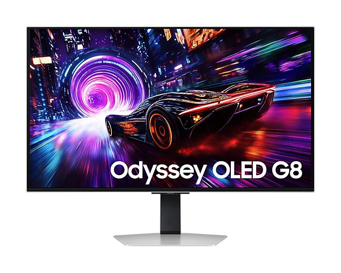 Monitor de juego Samsung 32" Odyssey OLED G8 G81SF 4K UHD 240Hz Plata