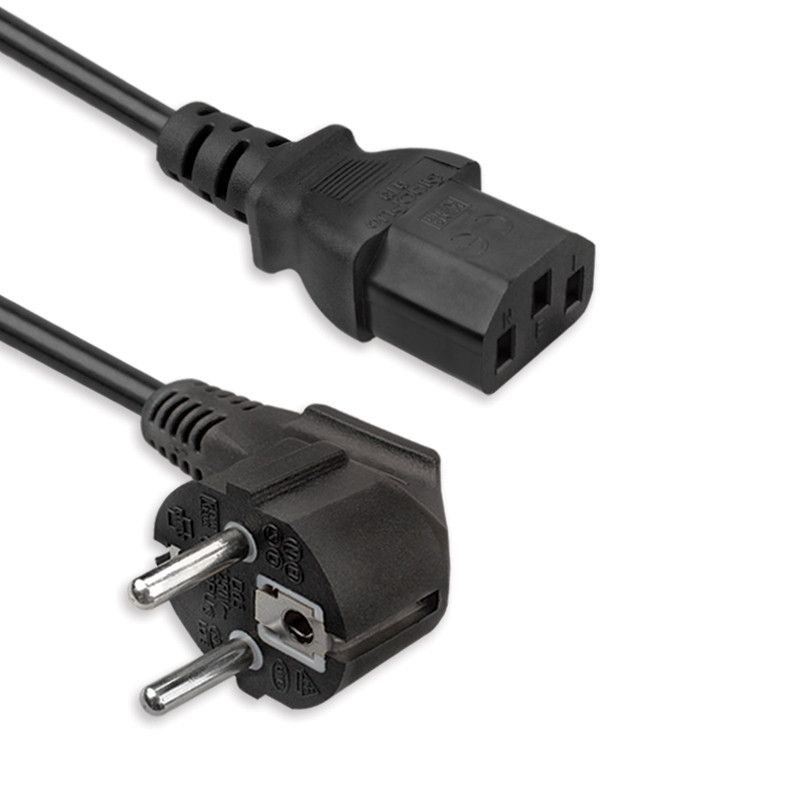 Vultech Power Cable, Black, 1.5m (F Type to IEC C13)