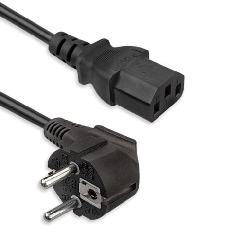 Vultech Power Cable, Black, 1.5m (F Type to IEC C13)