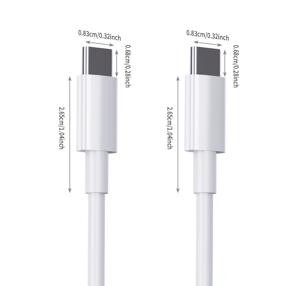 INF 3M Quick Charge Cable, USB C to USB C PD 60W