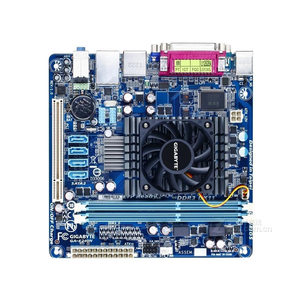 Gigabyte GA-E240N AMD A45 BGA FT1 16GB DDR3 Mini-ITX Motherboard