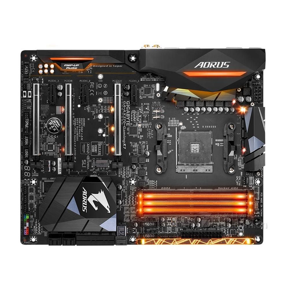 Carte mère Gigabyte AORUS AX370 Gaming, AMD X370, socket AM4, 64 Go DDR4, ATX