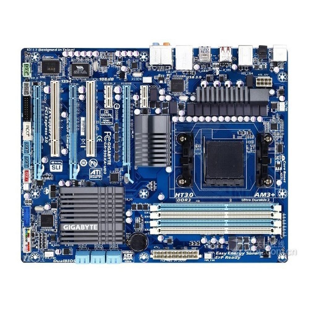 Gigabyte 990XA-UD3(rev.1.x) AMD 990X AM3+ DDR3 32GB ATX Motherboard