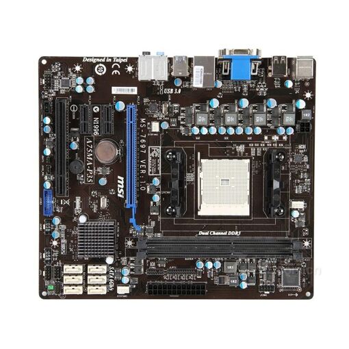 Placa base MSI A75MA-P35 AMD A75, Socket FM1, 16GB DDR3, Micro ATX