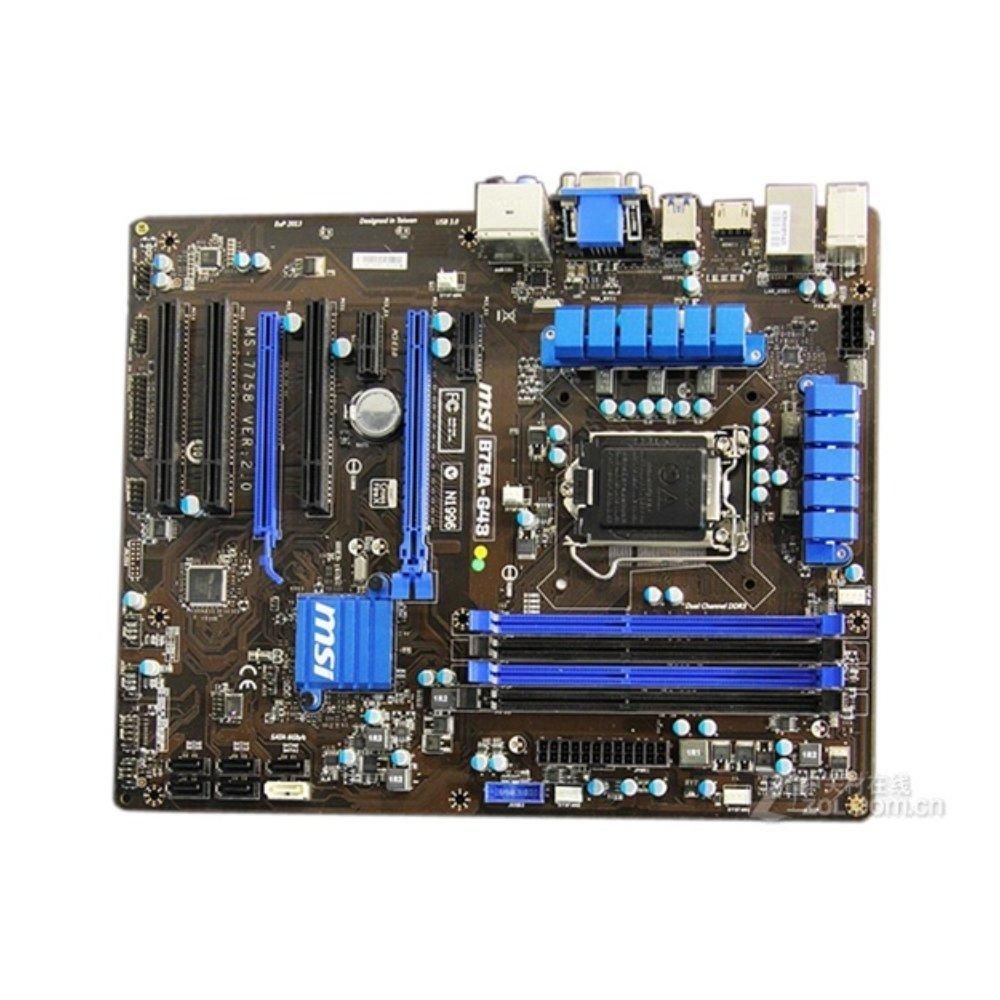 MSI B75A-G43 Motherboard - Intel B75, LGA 1155, DDR3, 32GB, ATX