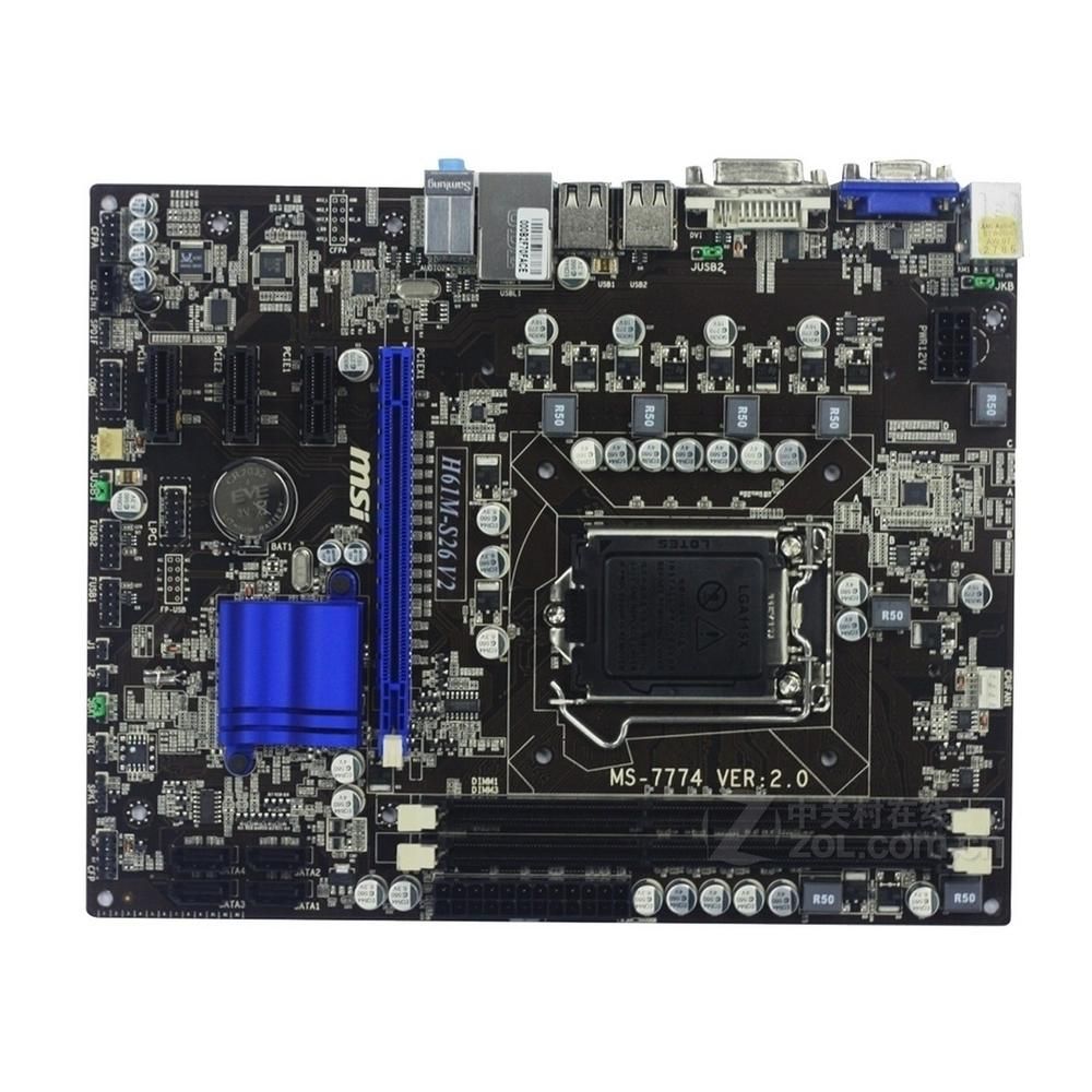 MSI H61M-S26 V2 Motherboard