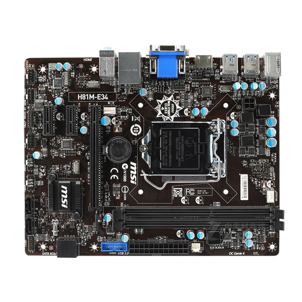 MSI H81M-E34 Motherboard