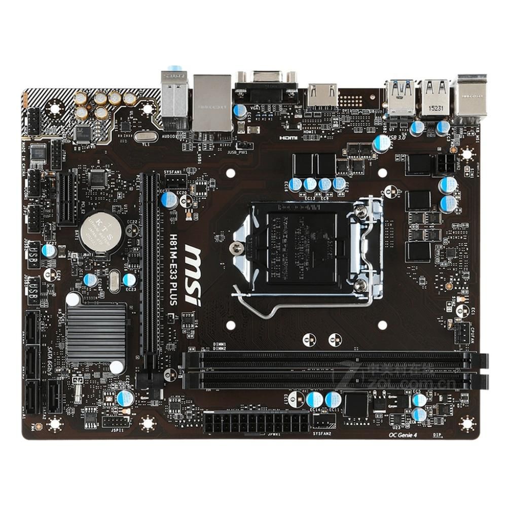MSI H81M-E33 PLUS Motherboard