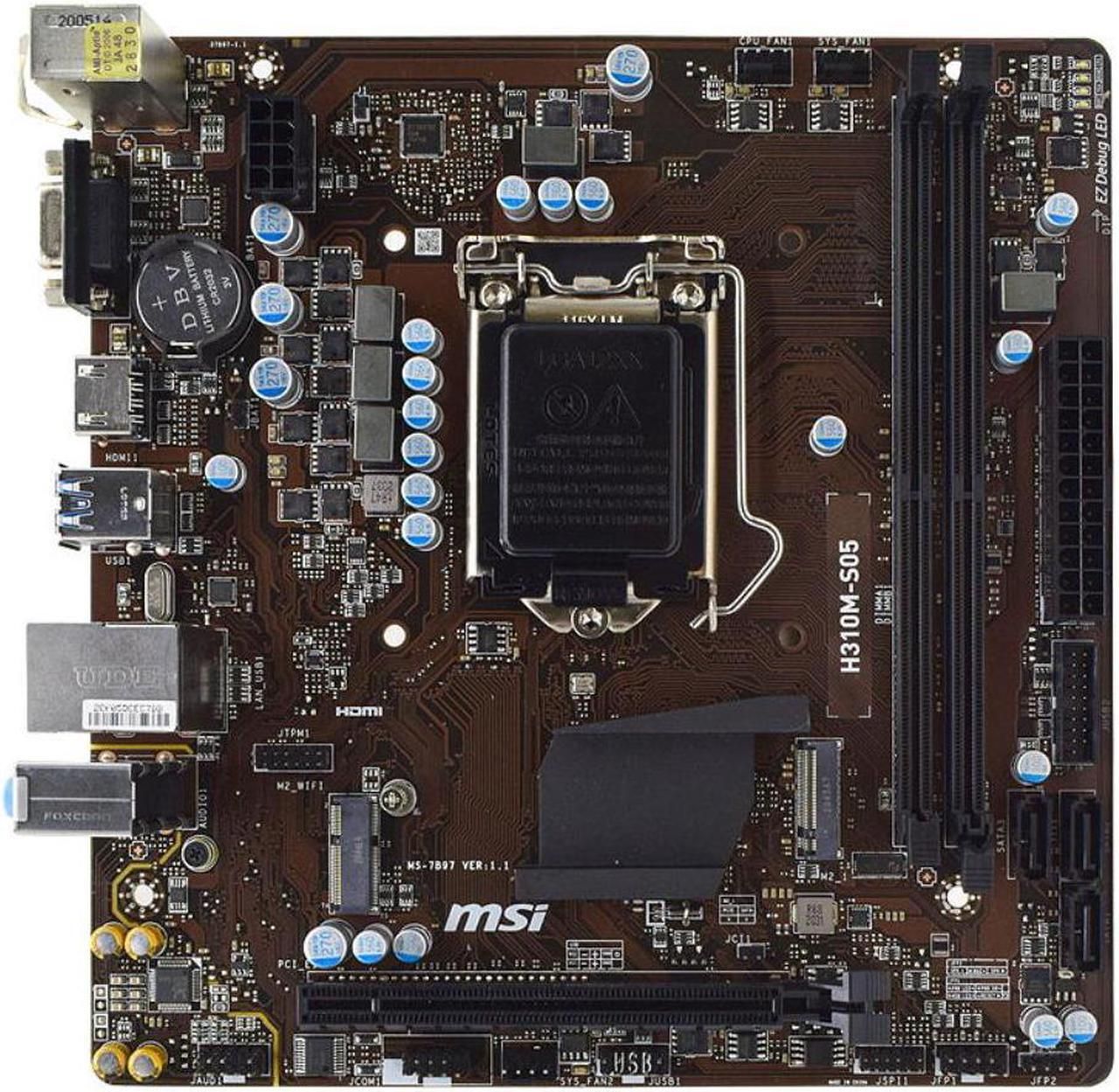 MSI H310M S05 Motherboard