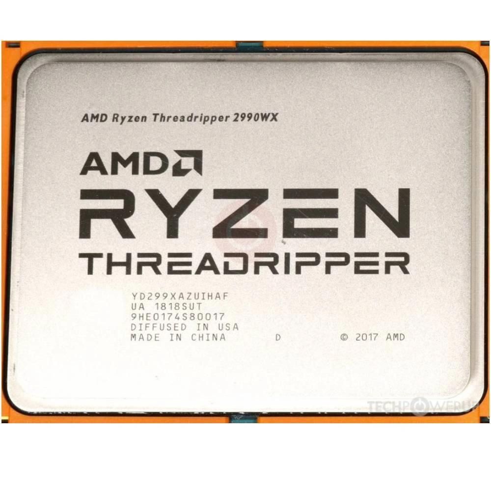 AMD Ryzen Threadripper 2990WX - 3GHz, 32 Cores, 64 Threads, 12nm, AM4 Socket, 250W