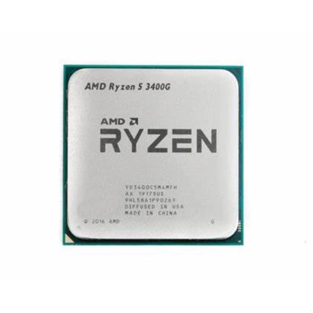 AMD Ryzen 5 3400G - 3.7GHz, 4 Cores, 8 Threads, 12nm, AM4 Socket, 65W
